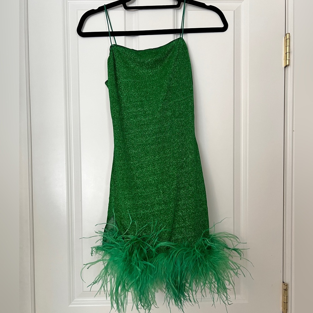 Oséree Lumiere Lurex Mini Dress